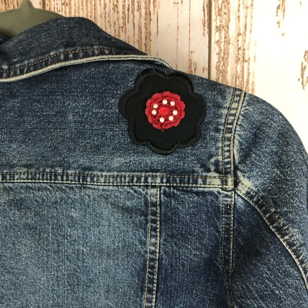 Copper Key, Embroidered & Pearl, Jacket Small. In excellent condition!